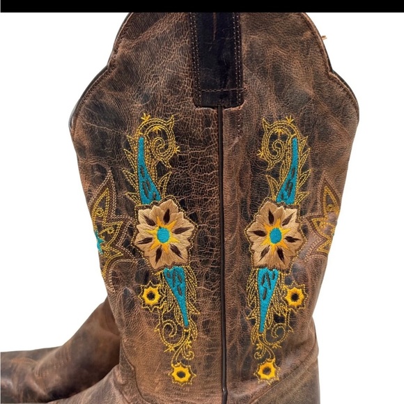 J.B. Dillion cowgirl boots sz 7.5B - Picture 2 of 10